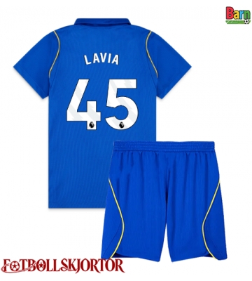 Chelsea Romeo Lavia #45 Hemmakläder Barn 2026-27 Kortärmad (+ Korta byxor)